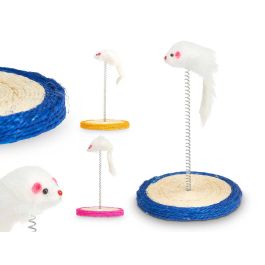 Rascador Cuerda Muelle Raton Surtidos Colores Mascow 15X24CM (12 Unidades) Precio: 36.49999969. SKU: B18JXDZWRR