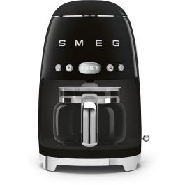 Smeg DCF02BLEU Cafetera de Goteo Estilo Años 50 Negra