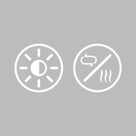 Edm Espejo Redondo de Baño con Led 20W, Regulable 3000K-6500K, Antivaho, Ø 60 cm