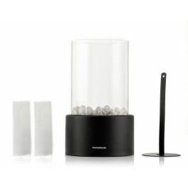 Innovagoods Chimenea de mesa de bioetanol decorativa v0103774, diseño moderno, base de hierro, sin humo, Ø16x26.5cm Innovagoods Chimenea de mesa de bioetanol decorativa v0103774, diseño moderno, base de hierro, sin humo, Ø16x26.5cm