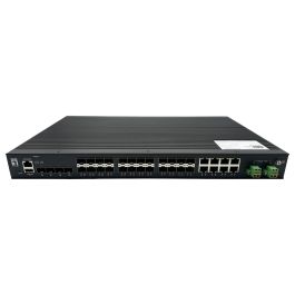 LevelOne Switch IGU-2872 Gestionado L2+ 28x GE 4x2.5GbE 16x1.25GbE SFP Montaje en Rack