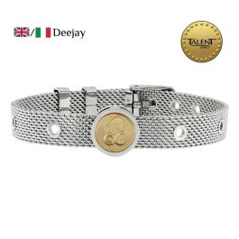 Pulsera Unisex Deejay Talent Jewels TJA-4-05-01-1-235 Plateado