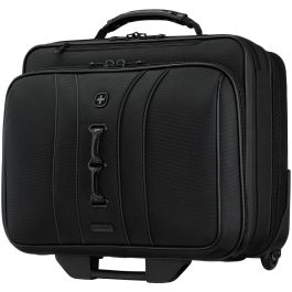 Wenger Legacy Black Series - Maleta con Ruedas para Portátil 15.6 pulgadas con Bolsillo para Tablet, Negra