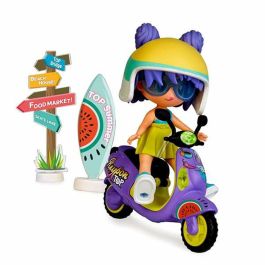 Figura pinypon top con moto. incluyen unas gafas y un casco. Figura pinypon top con moto. incluyen unas gafas y un casco.