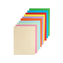 Liderpapel Bloc Trabajos Manuales Cartulina 240x315mm 10 Hojas Colores Surtidos Gramaje 180 g/m²