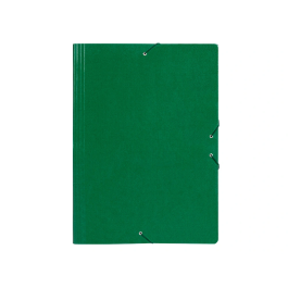 Liderpapel Carpeta Planos A3 Cartón Gofrado n 12 Verde Sencilla con Gomas