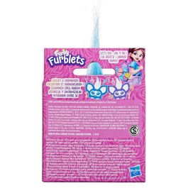 HASBRO Mini Furby Groo-Vee Furblet Juguete Electrónico Musical K-pop Portátil con Clip Llavero +6 Años