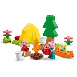 LEGO 10452 DUPLO Peppa Pig Camping Holiday - Juego de Construcción para Niños de 2 Años