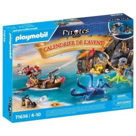 PLAYMOBIL - 71636 - Calendario de Adviento Pirata PLAYMOBIL - 71636 - Calendario de Adviento Pirata