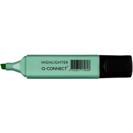 Q-connect Rotulador fluorescente pastel azul punta biselada 1-5 mm