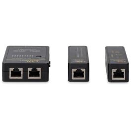 Equip Kabeltester Netzwerk f. RJ45/RJ11/RJ12/BNC Kabel sw