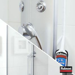 Rubson 2690812 Sellador Sanitario Antimoho Blanco 280ml para Baño Saludable