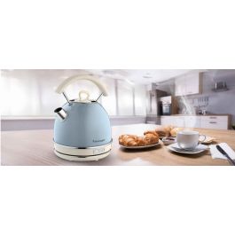 Ariete 2877/05 Hervidor Vintage 1,7 Litros Azul con Filtro Antical y Auto Apagado