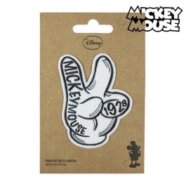 Parche Mickey Mouse Blanco 9,5 x 14,5 cm
