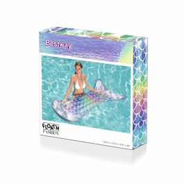 Bestway Colchoneta Hinchable Sirena Iridiscente 193x101 cm Playa y Piscina 43413