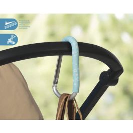 Mosquetón Para Carrito Azul