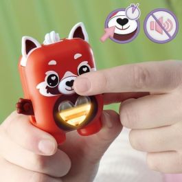 Hasbro HASG2215ES0 Nano-mals Pamanda, Panda Rojo Electrónico con más de 70 Reacciones, para Niños a partir de 5 años