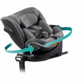 Babyauto BAB8435593702482 Silla de Coche Scudda Grey Dobby I-Size ISOFIX Giratoria 360° desde Nacimiento (0-36 kg) ECE R129
