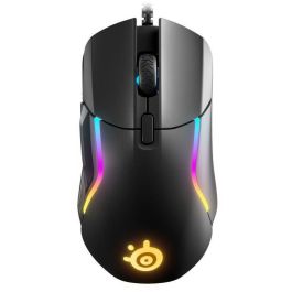 Steelseries Rival 5 Ratón Gaming Ergonómico, 9 Botones Programables, Sensor Óptico TrueMove A, ideal para FPS, MOBA y MMO