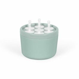 Livoo DOM461 Heladera 1 L con Depósito Acumulador de Frío, Cuchilla Mezcladora, Tapa Transparente y Molde para 7 Helados con Palitos