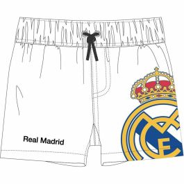 Real Madrid Bermuda Baño Niño Blanco 6 Años
