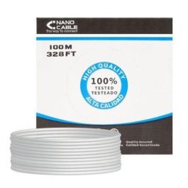 Nanocable 10.20.0302-FLEX Bobina Cable Red RJ45 UTP Cat.5e, 100m, Flexible AWG24, Gris Precio: 26.59000047. SKU: S0224304