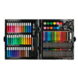 Liderpapel Estuche de Pintura Plástico 150 Piezas 36x31x4 cm