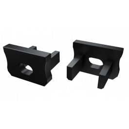 Tapón Final Perfil Tipo X - Aluminio Plata