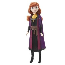 Disney Muñeca de moda articulada Anna de Frozen 2 con ropa y accesorios intercambiables, juguete para niños +3 años