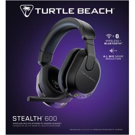 Turtle Beach Stealth 600 GEN3 PC Over-Ear Stereo Headset Inalámbrico Negro, Audífonos Gaming 20-20000 Hz, Bluetooth 5.2