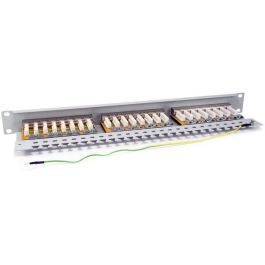 EQUIP 326325 Patch Panel 24x RJ45 Cat6 FTP 19" 1U Gris
