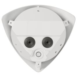 Hanwha Techwin TNV-8011C Cámara IP de Seguridad Exterior 5MP, Ángulo 174º, WDR, IP66, PoE, Montaje Techo/Pared, Color Blanco