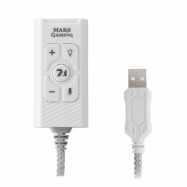 Mars Gaming Tarjeta de Sonido Externa 7.1 USB MSC2W Blanca Precio: 11.58999952. SKU: S7805586