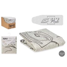 Funda para tabla de planchar con muletón 140x50 cm - Kipit, gris con estampado (8 Unidades)