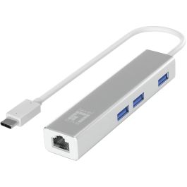 LevelOne USB-0504 Adaptador USB-C a RJ45 Gigabit Ethernet con 3 Puertos USB 3.0 Cable 0.15m Plata Precio: 42.50000007. SKU: B1B2GV8V6W