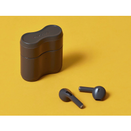 Groovy Auriculares TWS Wireless, Gris Oscuro, Hasta 3 Horas de Reproducción