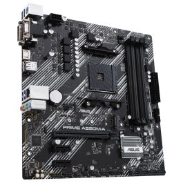 ASUS Placa Base PRIME A520M-A II/CSM, Socket AM4, Chipset AMD A520, Formato Micro ATX, Soporte para Procesadores AMD Ryzen 3 y 5, DDR4