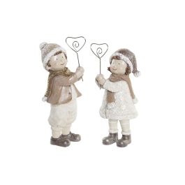 Figura Navidad Fantasia DKD Home Decor Marron Claro 6 x 19.5 x 9 cm (2 Unidades) Precio: 11.49999972. SKU: B1EBPD6LY3