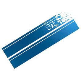 Foliatec FO33951 Adhesivo Vinilo para Coche Diseño Rayas Azul, PVC, Resistente Exterior, 22x150 cm, Escobilla Incluida, 2 Piezas Foliatec FO33951 Adhesivo Vinilo para Coche Diseño Rayas Azul, PVC, Resistente Exterior, 22x150 cm, Escobilla Incluida, 2 Piezas
