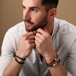 Pulsera Hombre Maserati Cuero