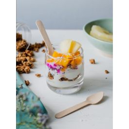 Algon Set 50 Cucharas Café Madera 13.8 cm