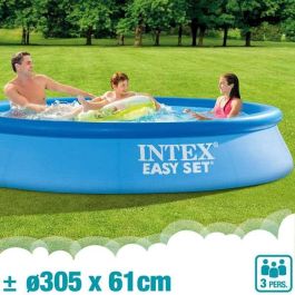 Intex Piscina Hinchable Redonda Easy Set con Depuradora Filtro 3077 Litros 305x61 cm