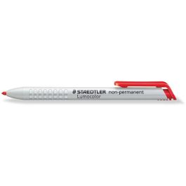 STAEDTLER Lumocolor 768 Marcador permanente Rojo, punta de pincel 3 mm para vidrio, metal, plástico, papel Precio: 22.49999961. SKU: B16YYSZ598