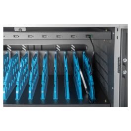 Digitus Carrito de Carga Móvil para 30 Portátiles/Tablets hasta 15.6 Pulgadas con USB-A, Negro