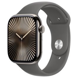 Apple Watch Series 10 GPS + Cellular 46mm Natural Titanium Case with Stone Grey Sport Band - M/L Reloj Inteligente Precio: 939.58999981. SKU: B15V56Y7H3