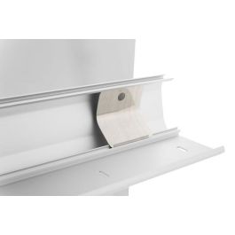 Vivolink Cubierta de Cable de Aluminio Plateada 110x6x2cm para Instalación Profesional y Ordenada