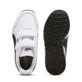 Zapatillas Deportivas Infantiles Puma St Runner V4 L V Ps Blanco