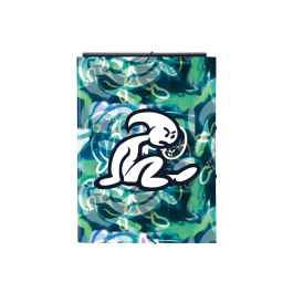 Carpeta de anillas El Niño Kook Azul marino A4 26 x 33.5 x 2.5 cm