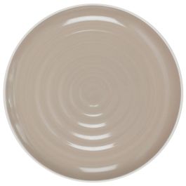 Home Deco Factory Plato Cerámica Bicolor Beige Diámetro 26,5 cm Precio: 4.79000038. SKU: B1E55W4F8D