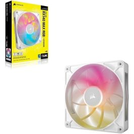 Corsair CO-9051039-WW COR1734308848629 Kit de inicio de un solo ventilador iCUE LINK RX140 RGB Max White para Refrigeración PC